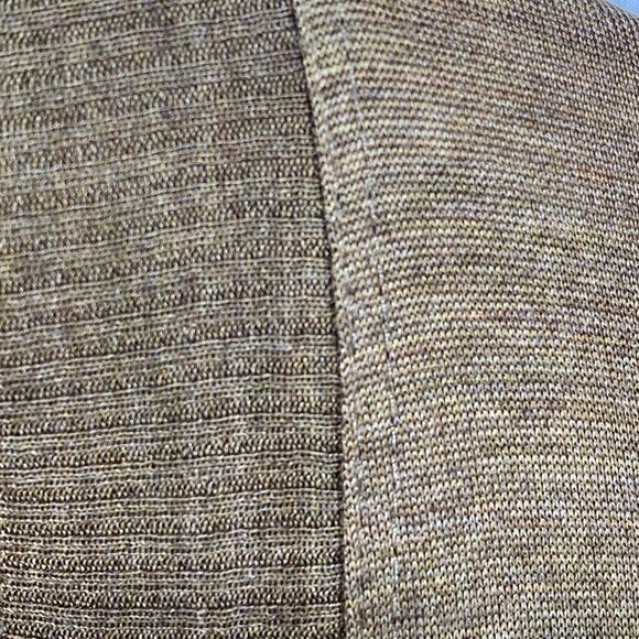 EILEEN FISHER Cardigan PL Silk Cotton Jersey Draped Open Front Long Sleeve Brown - Picture 6 of 15